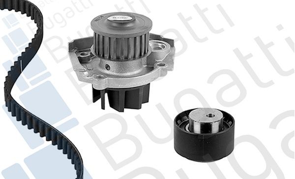 BUGATTI KBU10153A Water pump + timing belt kit Fiat Tipo Estate 1.4 120 hp Petrol 2017 price