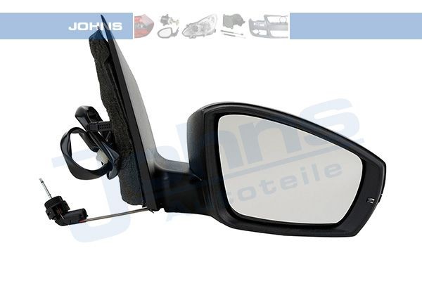Spiegelglas Außenspiegel zum Kleben konvex rechts für VW Polo 6R 6C