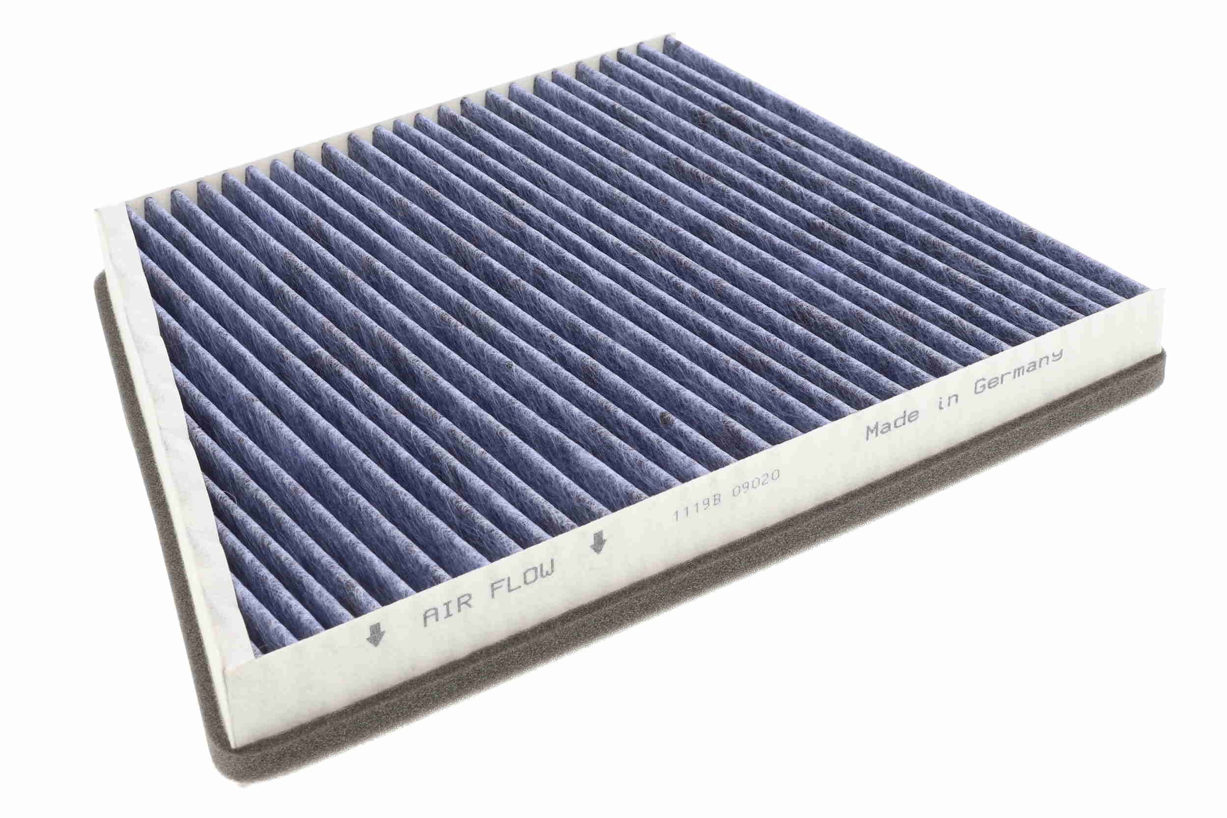 VEMO V30-32-0001 Pollen filter bio-functional cabin air filter, with antibacterial action, with fungicidal effect, Particulate filter (PM 2.5), with anti-allergic effect, with Odour Absorbent Effect, 310 mm x 254 mm x 35 mm, Activated Carbon