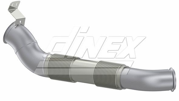 DINEX Länge: 1070mm, mitte, 142, 129,25mm, 300mm, Euro 6, 370mm Abgasrohr 6LE001 kaufen
