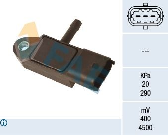 FAE 15184 Manifold absolute pressure (MAP) sensor FORD Transit Mk6 Platform / Chassis (V347, V348) 2.4 TDCi 4x4 140 hp Diesel 2011 price