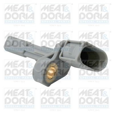 MEAT & DORIA 90572E ABS sensor Rear Axle Left, without cable