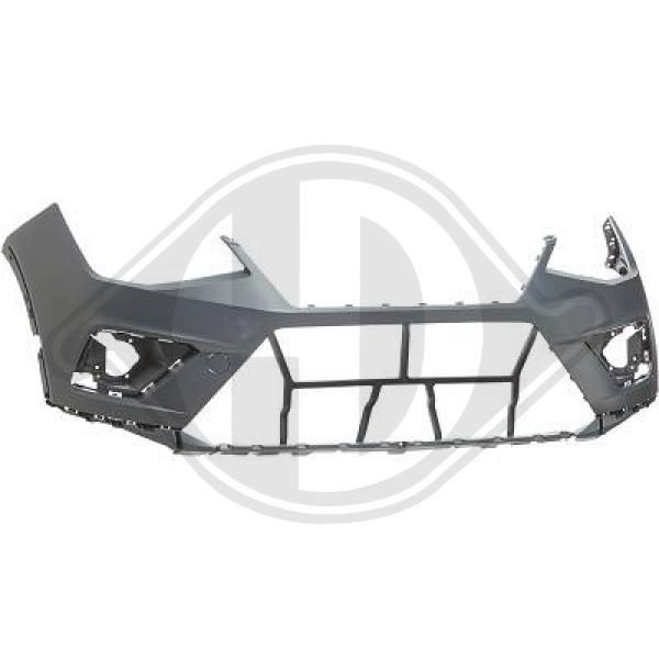 DIEDERICHS 7455050 Bumper Front, for vehicles without headlamp cleaning system, for vehicles without parking distance control, primed