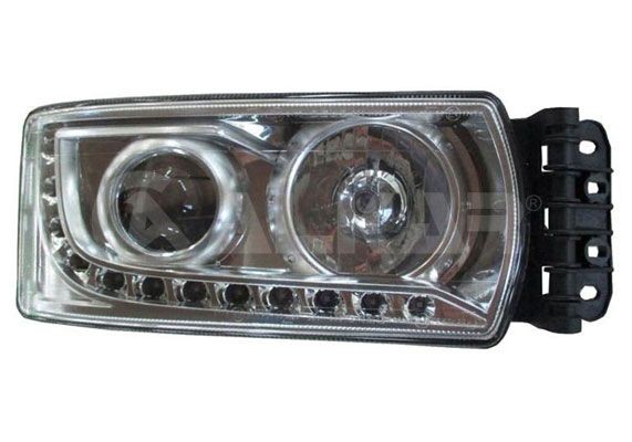 ALKAR 9816248 Headlight Right, LED, H7/H7, black, black, with daytime running light