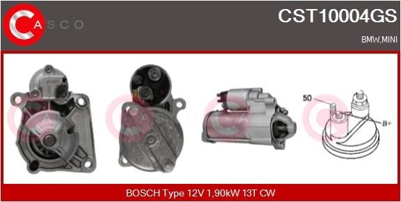 CASCO Starter motor CST10004GS BMW X1 2020