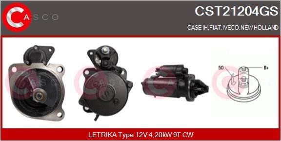 CASCO CST21204GS Starter motor 471-9666