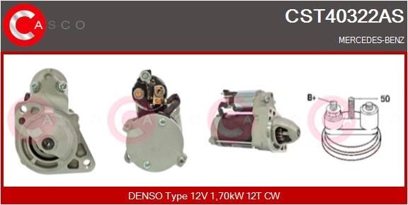 Great value for money - CASCO Starter motor CST40322AS
