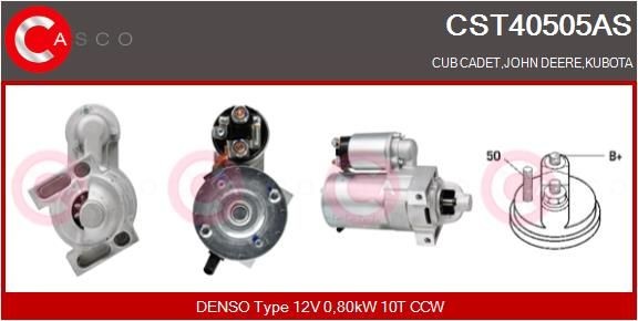CASCO CST40505AS Starter motor AM132702