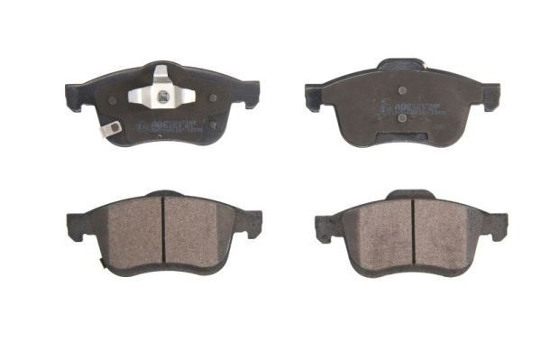 ABE C1F073ABE Brake pad set Front Axle, with acoustic wear warning