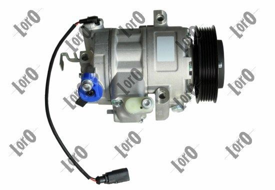 ABAKUS 003-023-0001 Air conditioning compressor 6SE, PAG 46, R 134a, with PAG compressor oil, with gaskets/seals