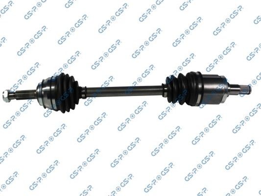 GSP 254001 Drive shaft 599mm, 5-Speed Manual Transmission, automatically operated