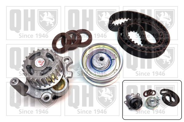 QUINTON HAZELL QBPK2680 Water pump and timing belt kit Number of Teeth: 138