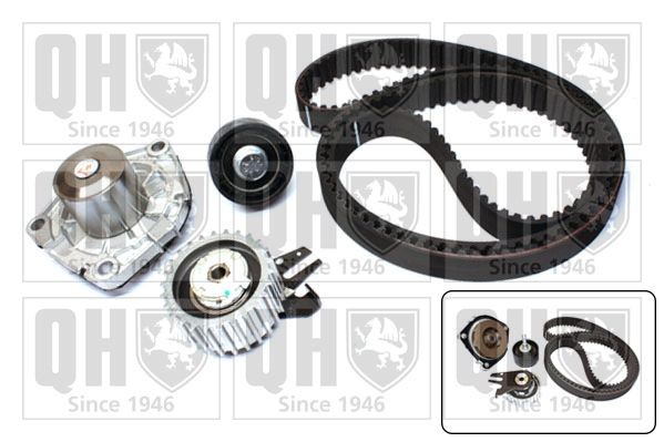 Alfa Romeo BRERA Water pump and timing belt kit QUINTON HAZELL QBPK6590 cheap