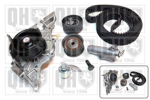 QUINTON HAZELL QBPK6700 Water pump and timing belt kit Number of Teeth: 253