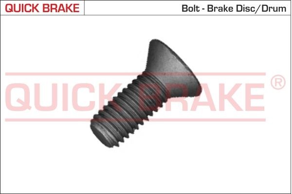 QUICK BRAKE 11676 Bolt, brake disc N10084701