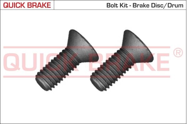 Great value for money - QUICK BRAKE Bolt, brake disc 11676K