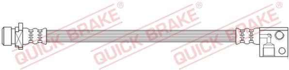 Honda CIVIC Flexible brake hose 14535263 QUICK BRAKE 62.016 online buy