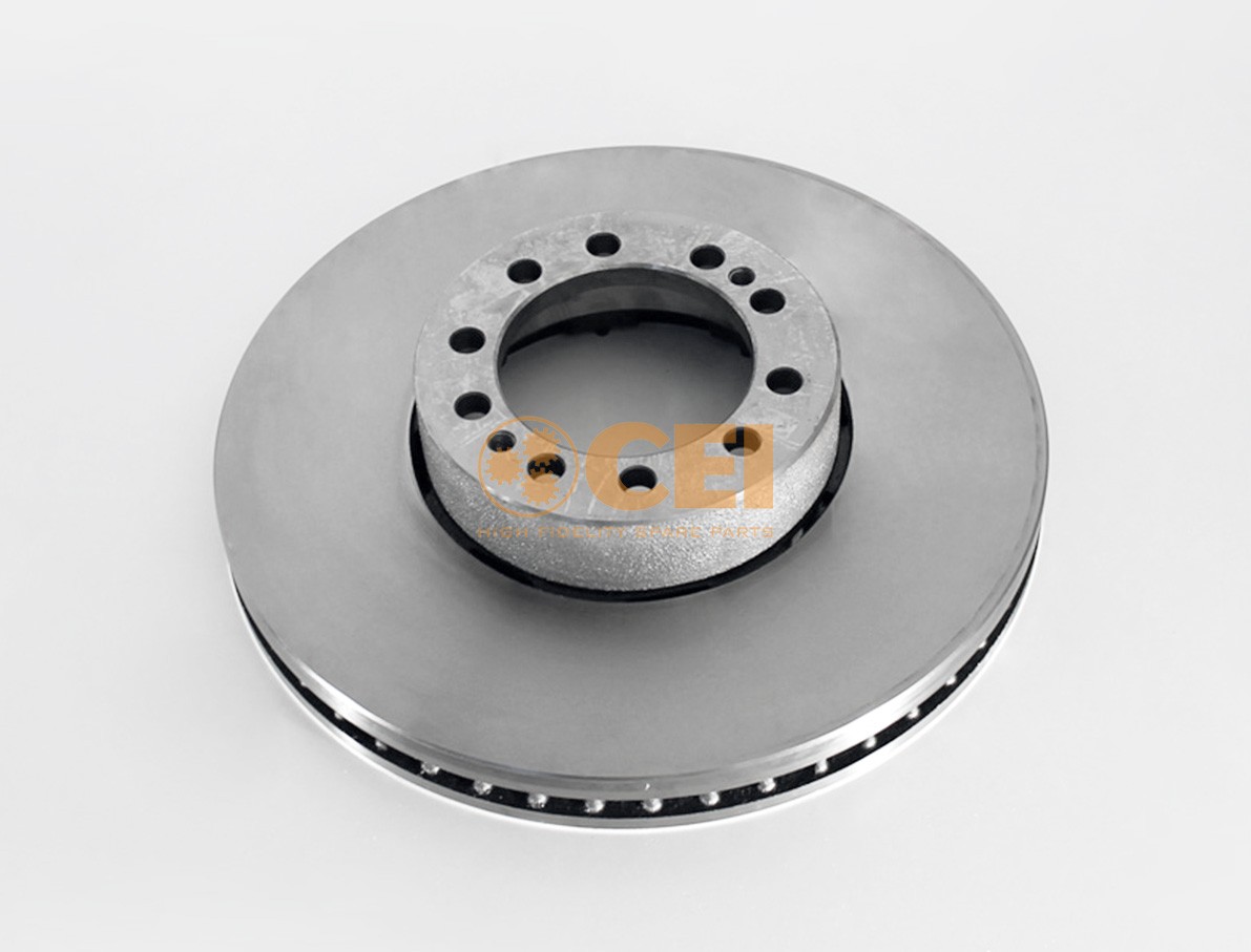 CEI Front Axle, 438x45mm, 12x165, internally vented Num. of holes: 12, Brake Disc Thickness: 45mm Brake rotor 215.017 buy