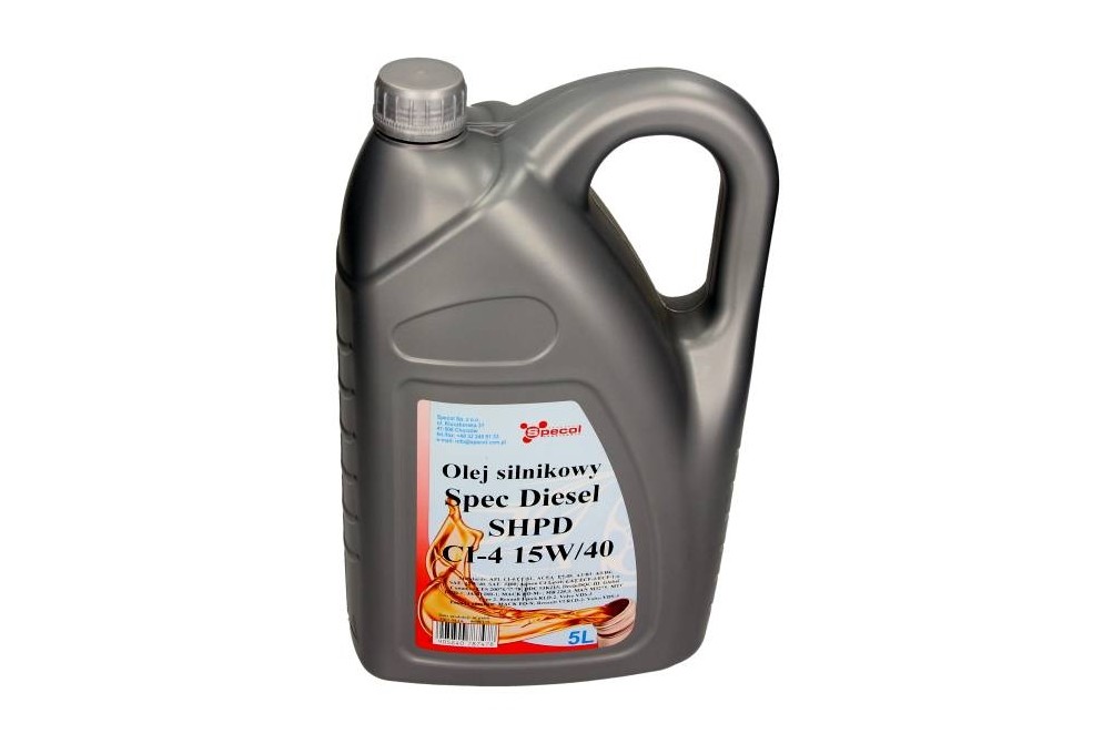 Engine oil SPECOL 15W-40, 5l, Mineral Oil longlife 101629
