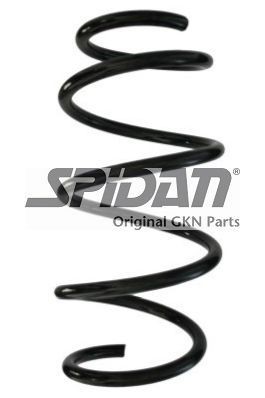 SPIDAN 87889 Coil spring Front Axle, Coil spring with constant wire diameter, yellow, pink, brown