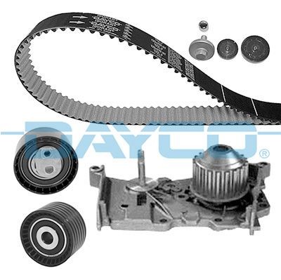 DAYCO KTBWP5171 Cambelt and water pump kit RENAULT Clio III Hatchback (BR0/1, CR0/1) 1.6 16V GT (BR10, CR10) 128 hp Petrol 2013