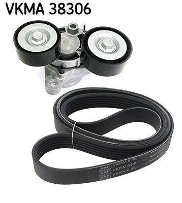 BMW X4 Engine cooling system parts - V-Ribbed Belt Set SKF VKMA 38306