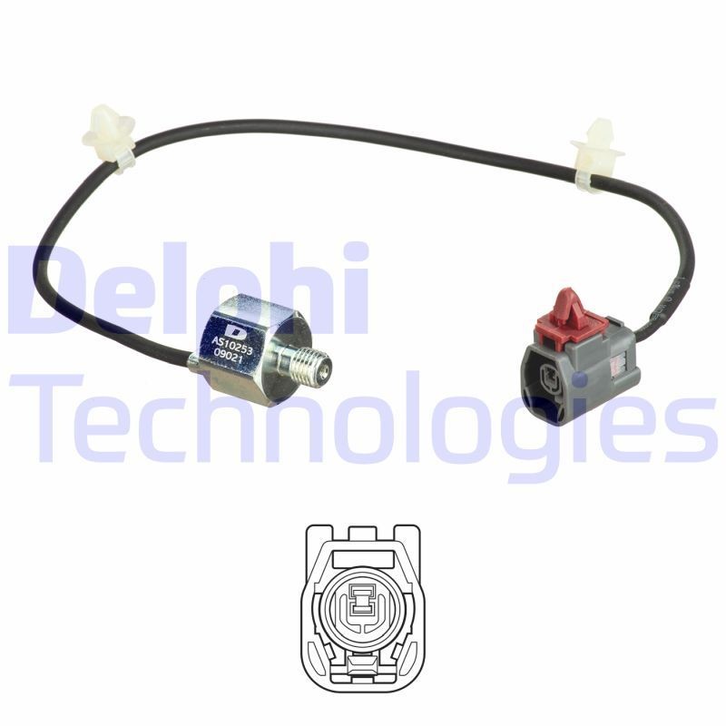 DELPHI AS10253 Knock sensor Mazda 2 DH 1.3 BiFuel 84 hp Petrol/Liquified Petroleum Gas (LPG) 2012 price