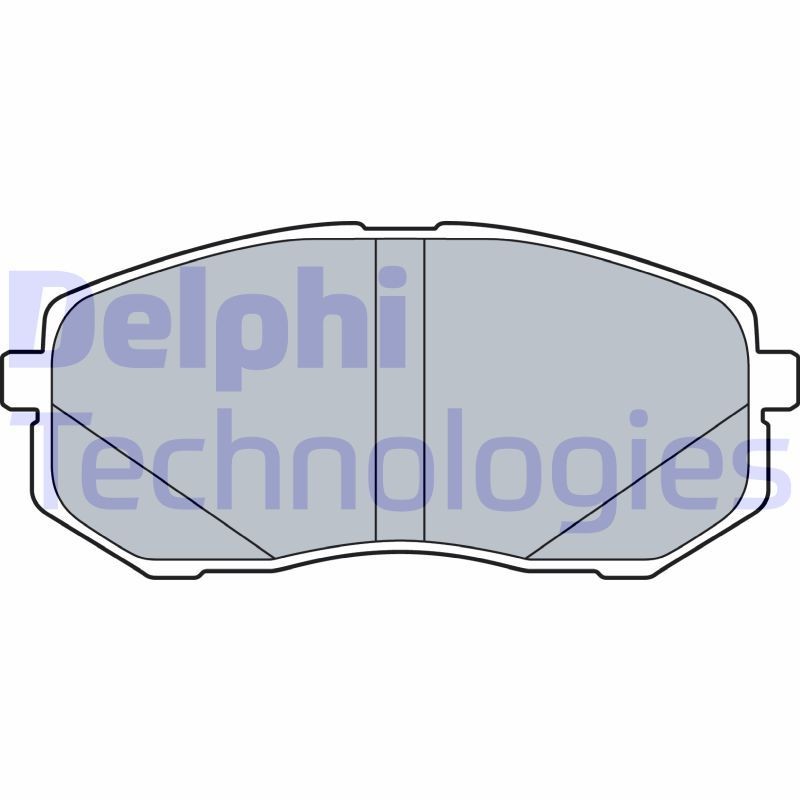 Great value for money - DELPHI Brake pad set LP3538