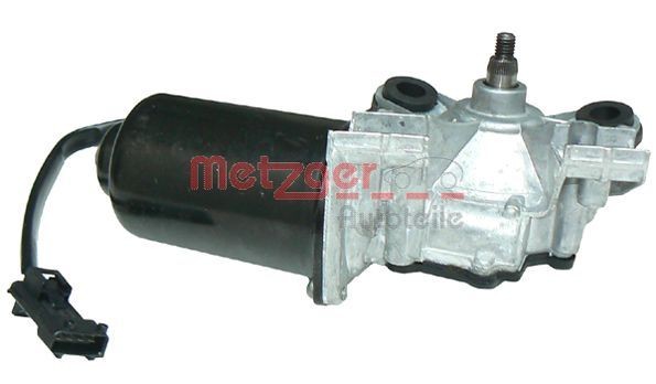 METZGER 2190847 Wiper motor 12V, Front, for left-hand drive vehicles