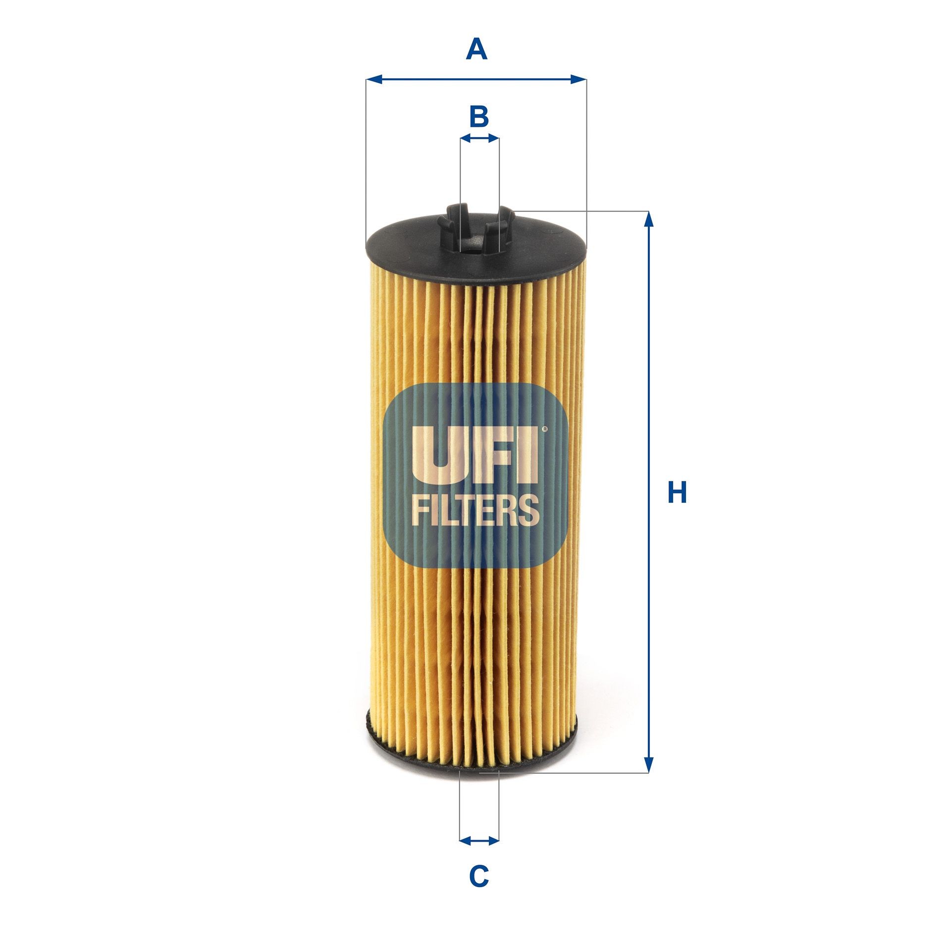 UFI 25.204.00 Oil filter MERCEDES-BENZ SL Convertible (R232)