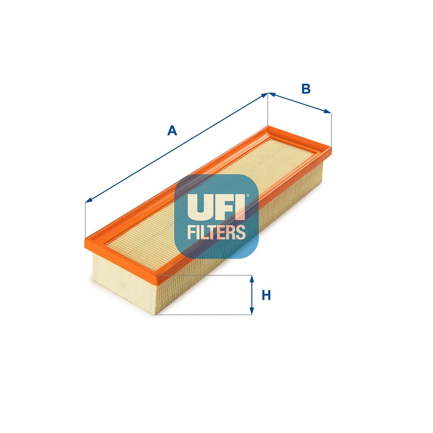 UFI 49mm, 92mm, 335mm, Filter Insert Length: 335mm, Width: 92mm, Height: 49mm Engine air filter 30.A15.00 buy