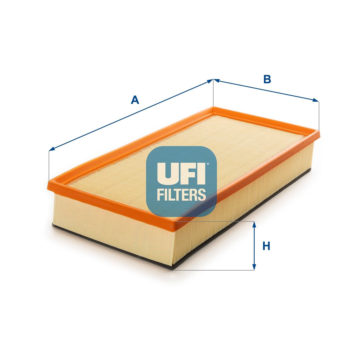 UFI 63mm, 186mm, 391mm, Filter Insert Length: 391mm, Width: 186mm, Height: 63mm Engine air filter 30.A25.00 buy