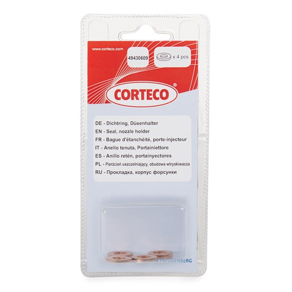CORTECO 49430609 Injector seals Ford Mondeo Mk4 Facelift
