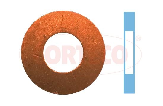 CORTECO Inner Diameter: 7,3mm, Copper Seal Ring, nozzle holder 49430666 buy