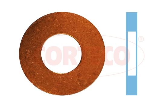 49430669 CORTECO Injector seal ring MITSUBISHI Inner Diameter: 7,3mm, Copper