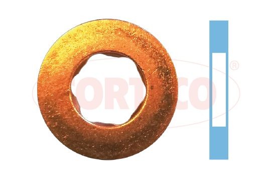 CORTECO 49430681 Seal Ring, nozzle holder MITSUBISHI experience and price