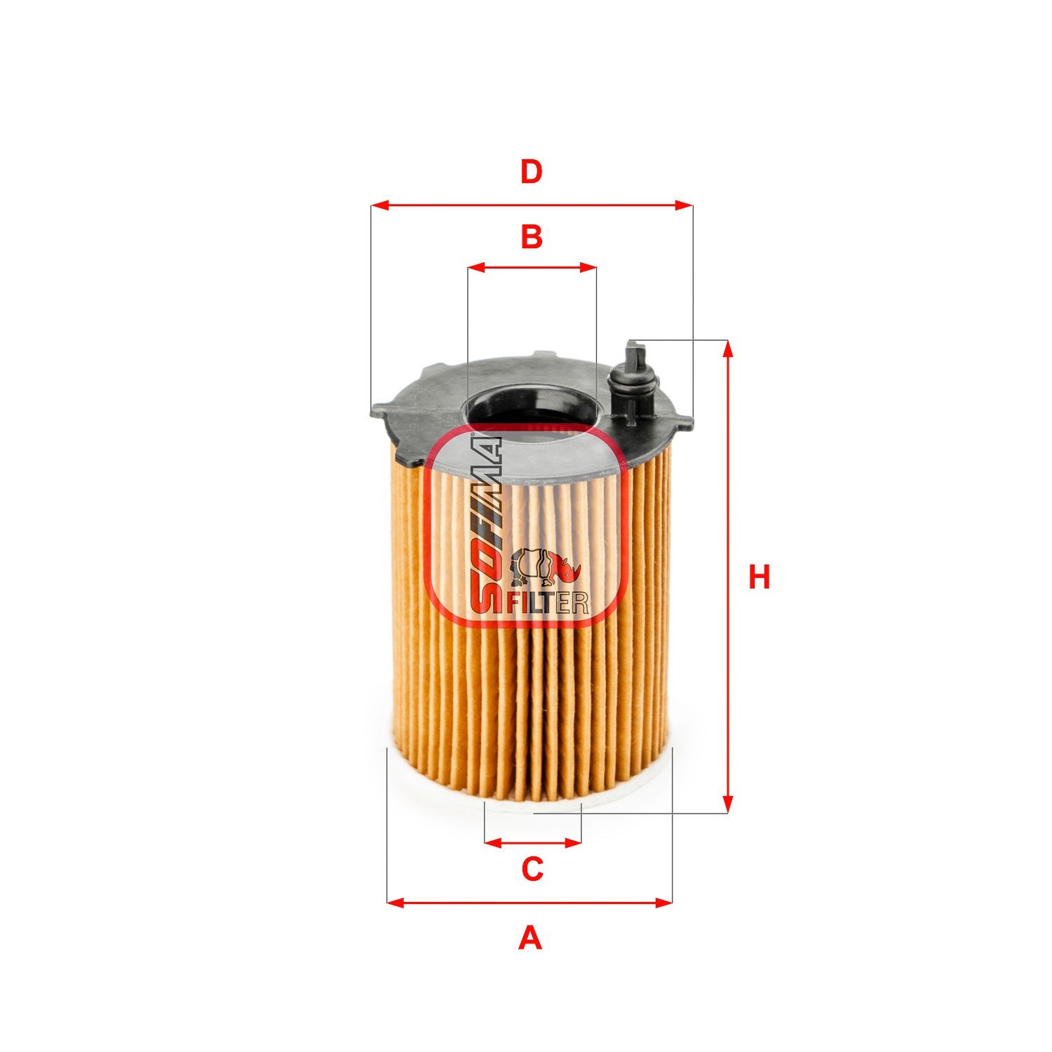 SOFIMA Filter Insert Inner Diameter 2: 25,5, 19,5mm, Ø: 65, 72mm, Height: 99mm Oil filters S 5187 PE buy
