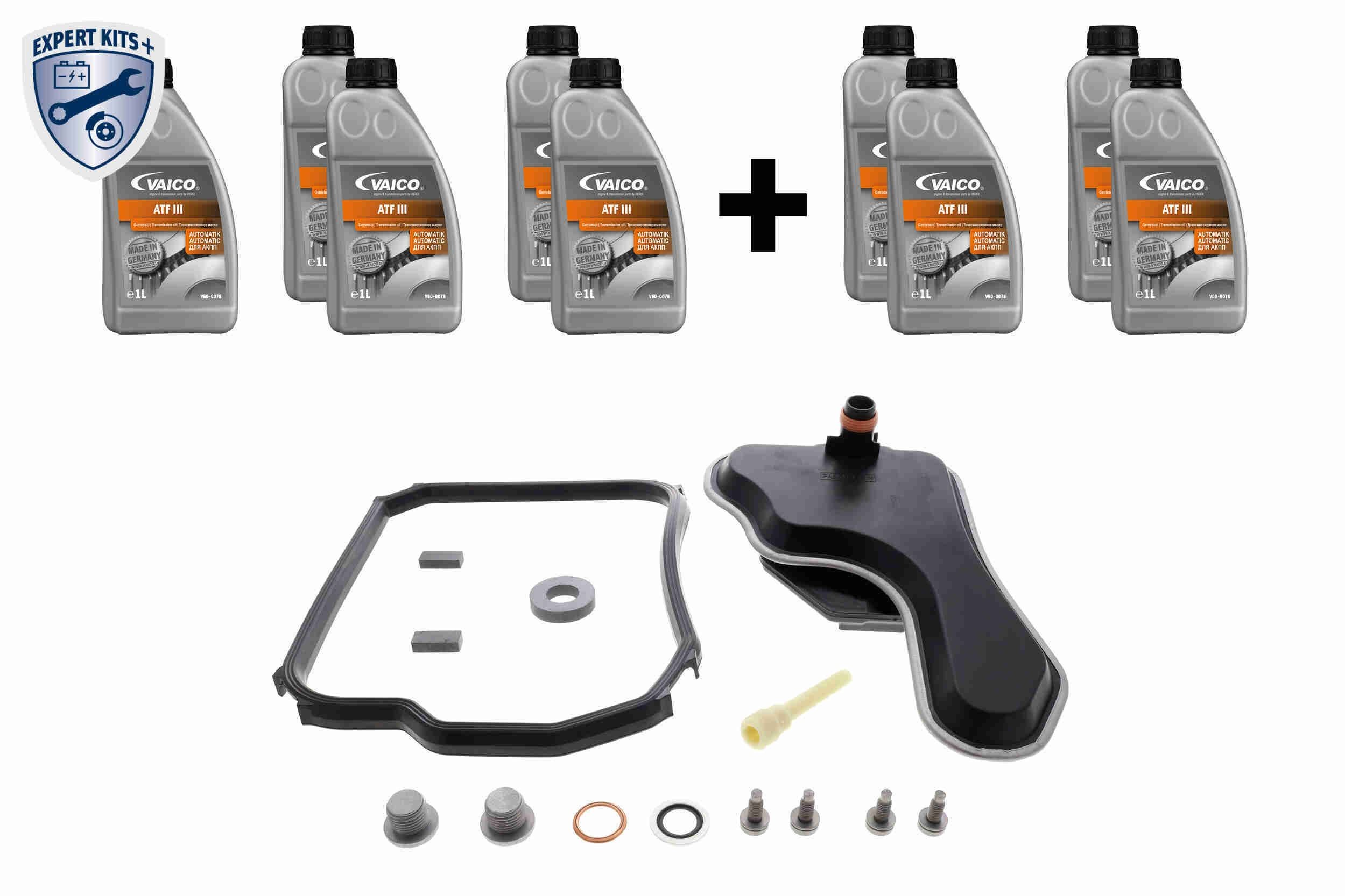 VAICO V22-0737-XXL Gearbox service kit with accessories, with oil quantity for oil flushing