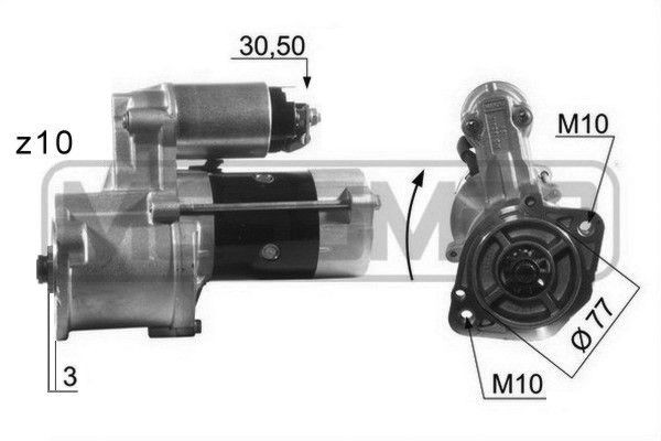 ERA 220013A Starter motor M D0 50205