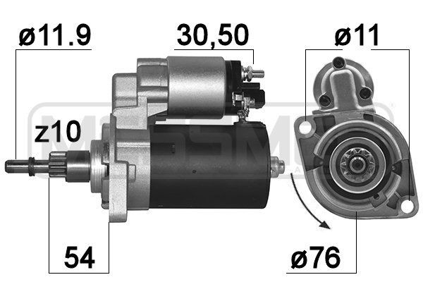 Audi A5 Starter motors 14553143 ERA 220030A online buy