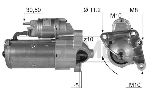 ERA 220136A Starter motors Renault Trafic II Platform 2.5 dCi 145 146 hp Diesel 2013 price