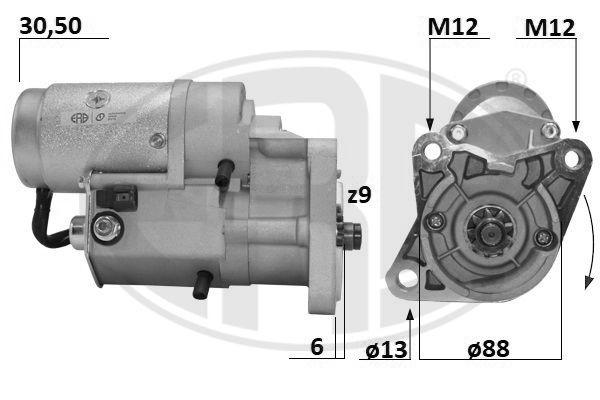 Great value for money - ERA Starter motor 220342A