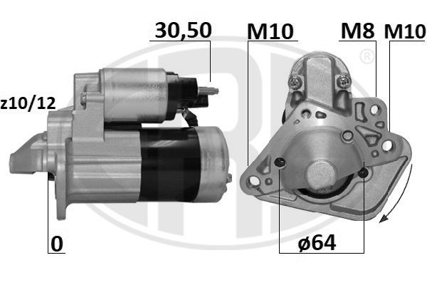 ERA 220396A Starter motor NISSAN experience and price