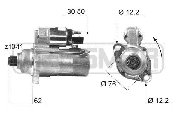 Great value for money - ERA Starter motor 220450A