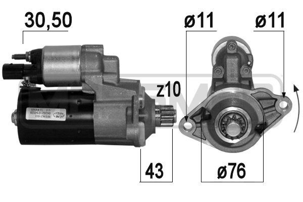 ERA 220665A Starter motor VW experience and price