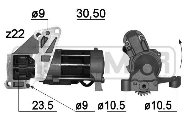 ERA 220788A Starter motor M1 T93 171ZC