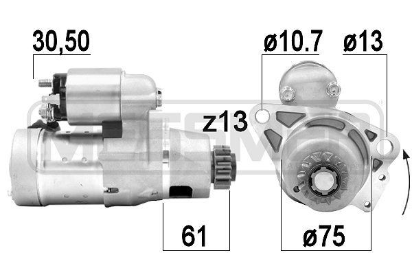 ERA 220845A Starter motor S114844