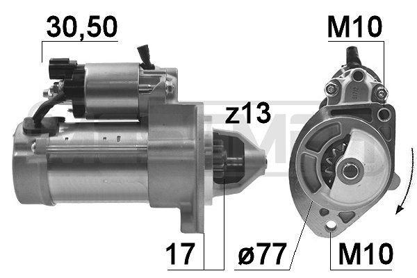 ERA 220936A Starter motor 36100-2A500