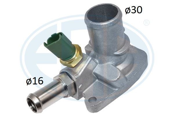ERA 350026A Engine thermostat Opening Temperature: 88°C, with seal, with sensor, Metal, with housing