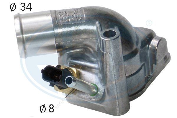 HELLA 8MT 354 774-731 Thermostat with seal coolant Opening Temperature: 92°C 